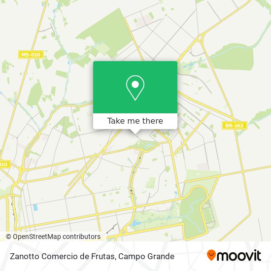 Zanotto Comercio de Frutas map