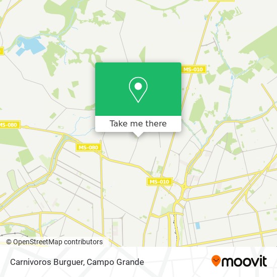 Carnivoros Burguer map