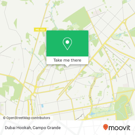Mapa Dubai Hookah, Rua das Balsas Coronel Antonino Campo Grande-MS 79010-500