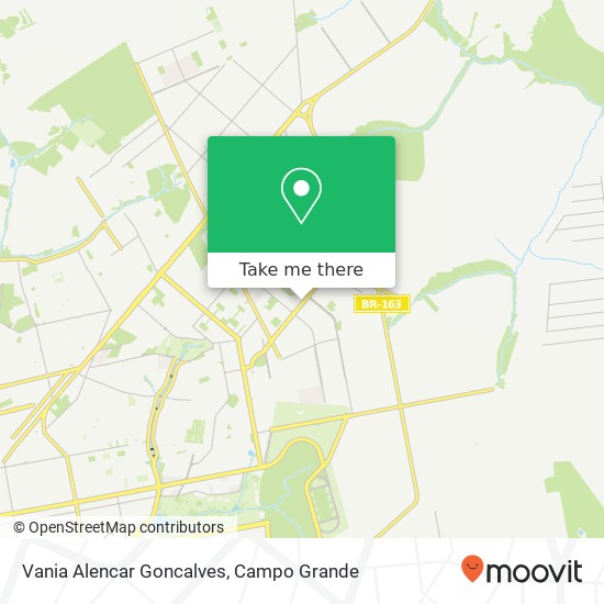 Mapa Vania Alencar Goncalves, Avenida Aracruz, 1377 Novos Estados Campo Grande-MS