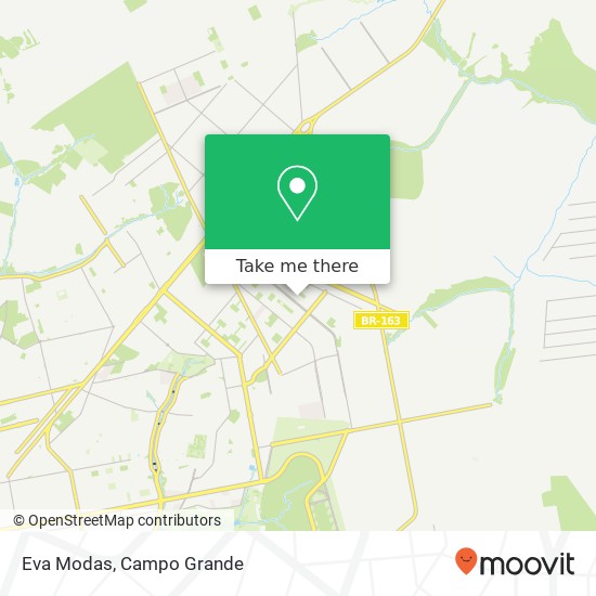 Mapa Eva Modas, Rua Penápolis, 209 Novos Estados Campo Grande-MS 79034-380