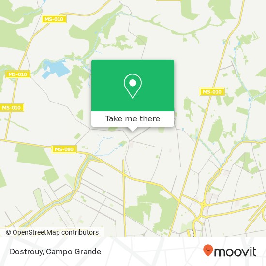 Mapa Dostrouy, Rua São Gregório Nasser Campo Grande-MS 79116-290