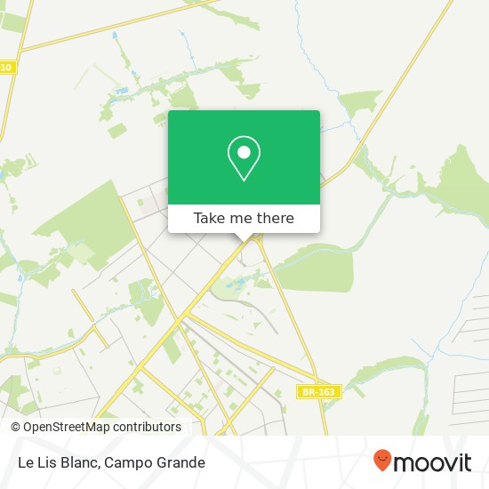 Le Lis Blanc, Avenida Coronel Antonino Nova Lima Campo Grande-MS 79062-200 map