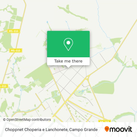 Mapa Choppnet Choperia e Lanchonete