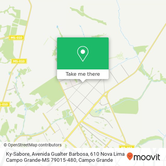 Ky-Sabore, Avenida Gualter Barbosa, 610 Nova Lima Campo Grande-MS 79015-480 map