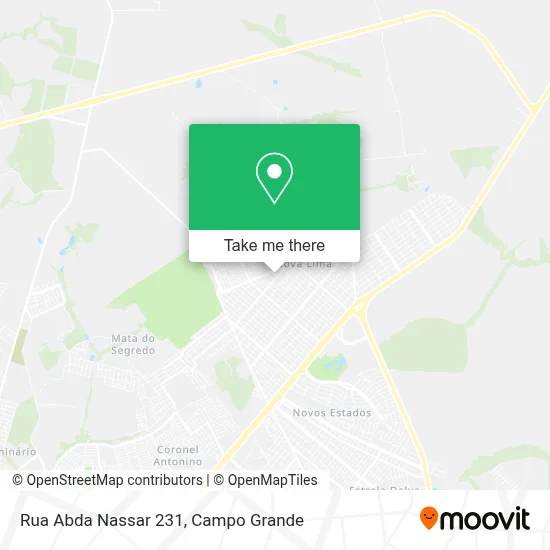 Rua Abda Nassar 231 map