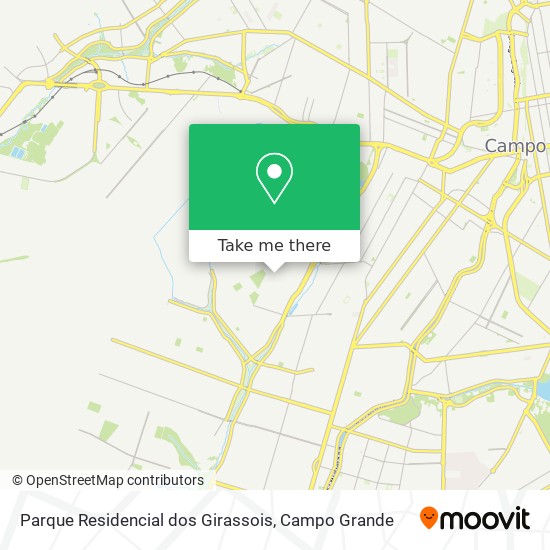 Mapa Parque Residencial dos Girassois