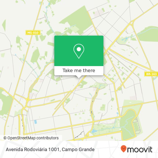 Avenida Rodoviária 1001 map