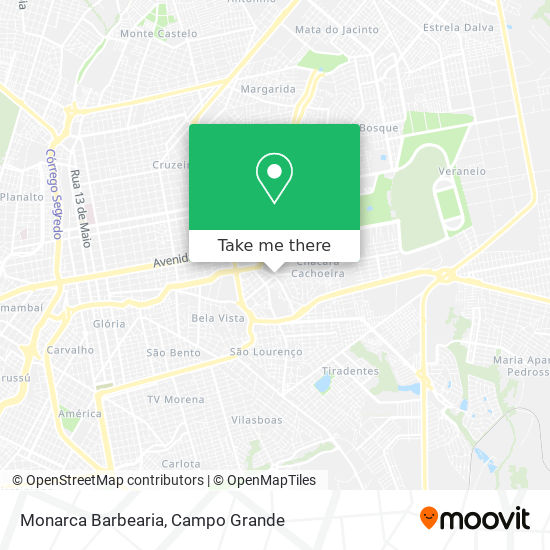 Monarca Barbearia map