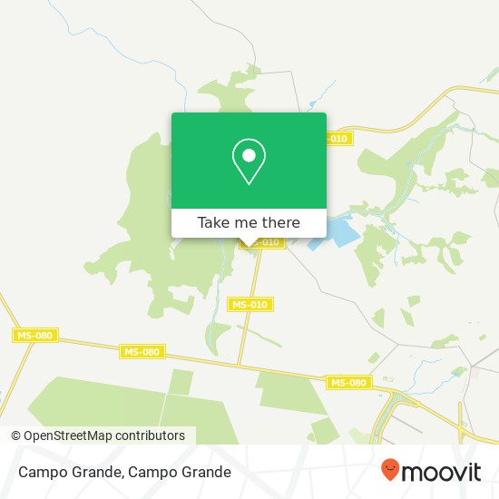 Campo Grande map