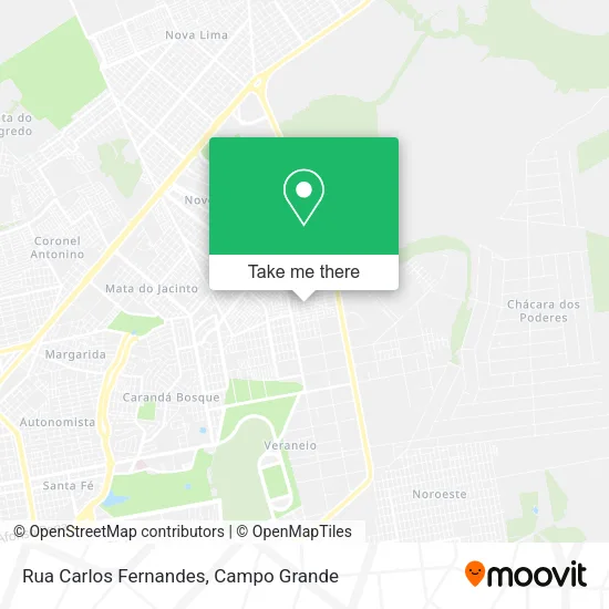 Rua Carlos Fernandes map