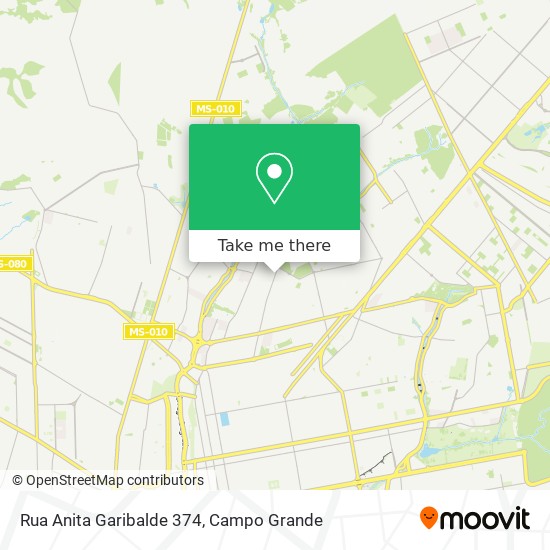 Rua Anita Garibalde 374 map