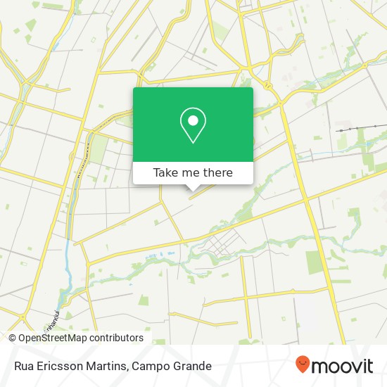 Mapa Rua Ericsson Martins