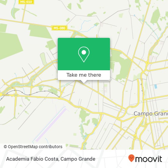 Academia Fábio Costa map