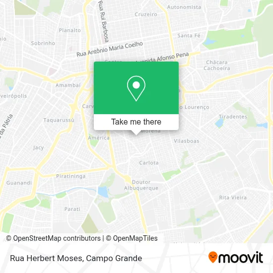 Rua Herbert Moses map
