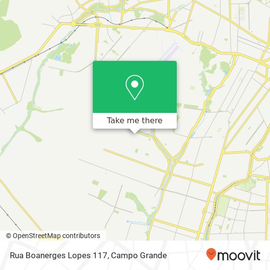 Mapa Rua Boanerges Lopes 117