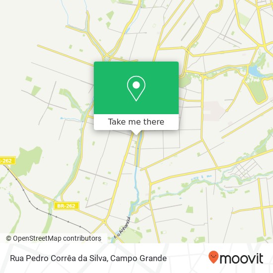 Mapa Rua Pedro Corrêa da Silva