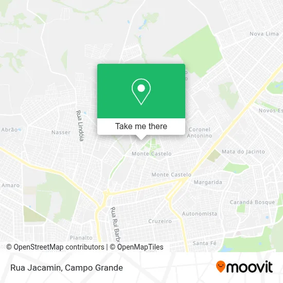 Rua Jacamin map
