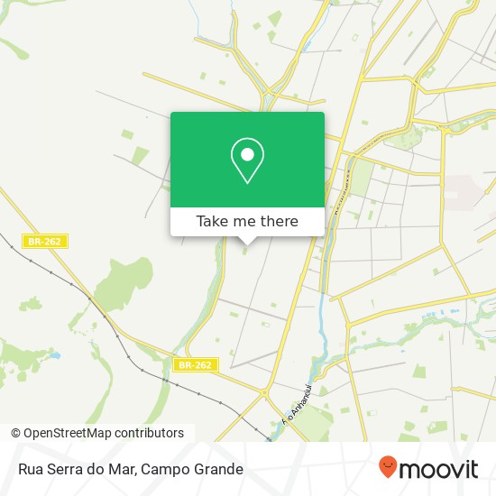 Rua Serra do Mar map