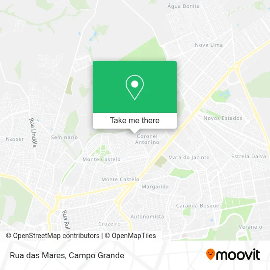 Rua das Mares map