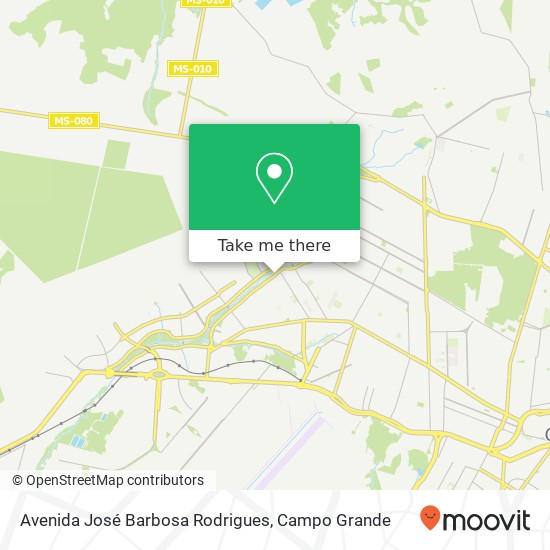 Mapa Avenida José Barbosa Rodrigues
