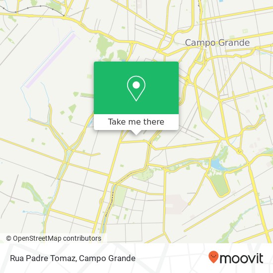 Mapa Rua Padre Tomaz