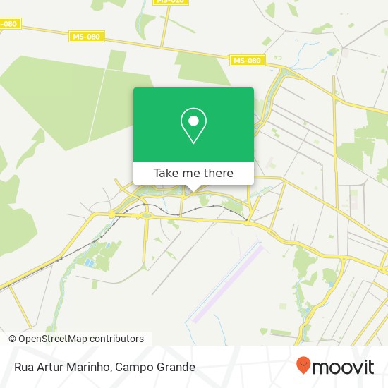 Mapa Rua Artur Marinho