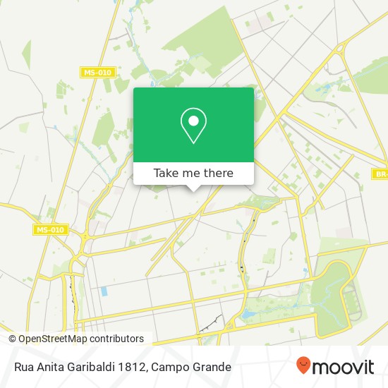 Mapa Rua Anita Garibaldi 1812