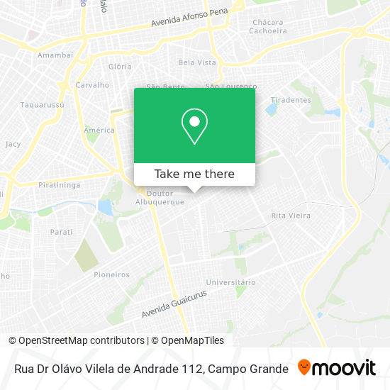 Rua Dr Olávo Vilela de Andrade 112 map