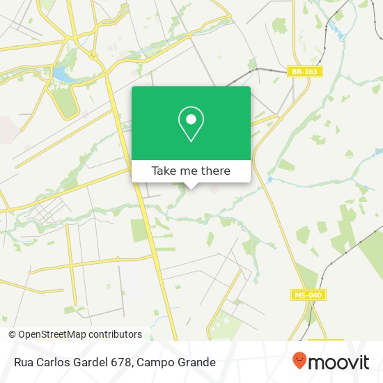 Mapa Rua Carlos Gardel 678