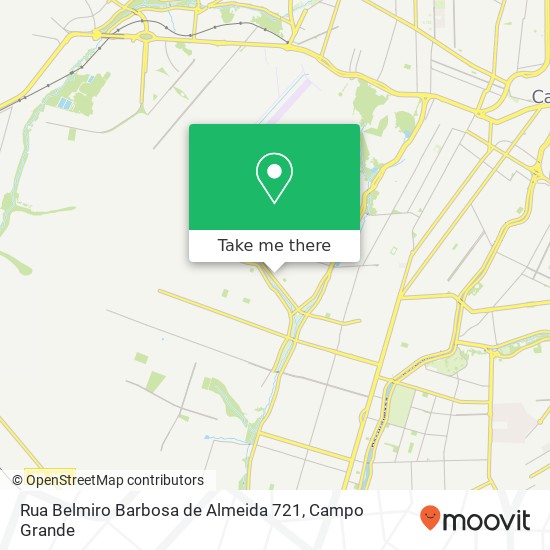 Rua Belmiro Barbosa de Almeida 721 map