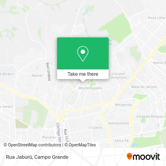 Rua Jaburú map