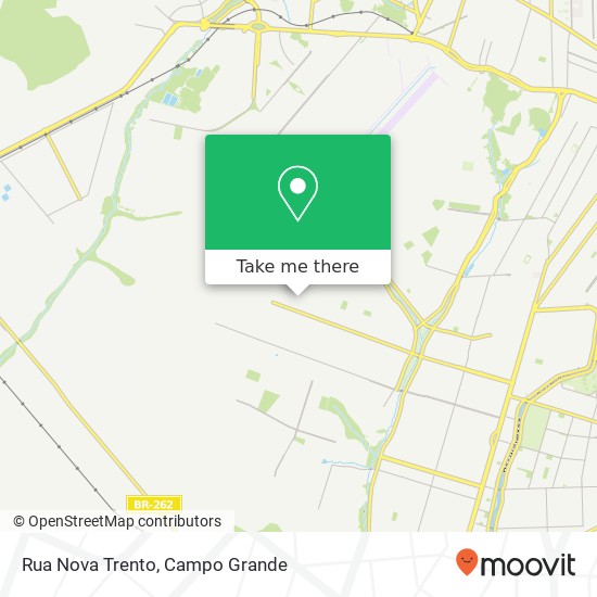 Rua Nova Trento map