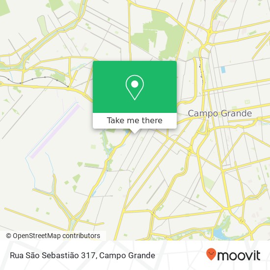 Mapa Rua São Sebastião 317