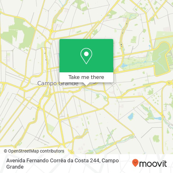 Mapa Avenida Fernando Corrêa da Costa 244