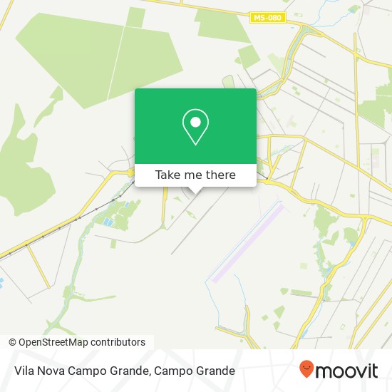 Mapa Vila Nova Campo Grande