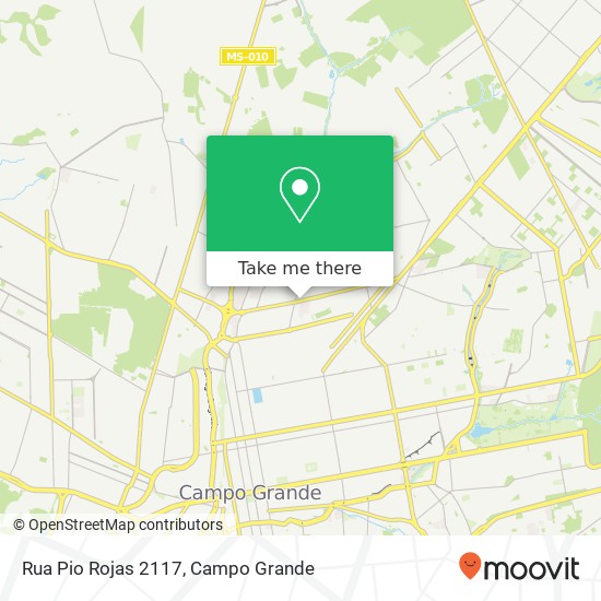 Mapa Rua Pio Rojas 2117