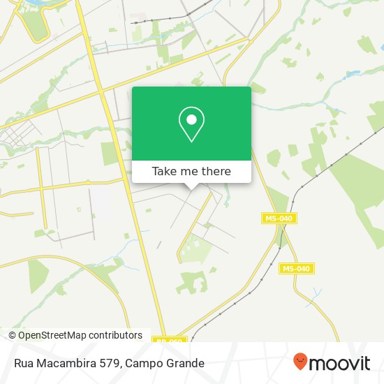 Mapa Rua Macambira 579