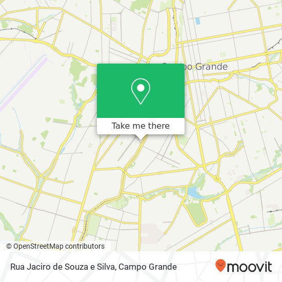 Mapa Rua Jaciro de Souza e Silva