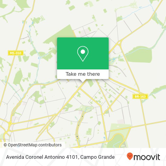 Mapa Avenida Coronel Antonino 4101