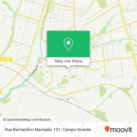 Mapa Rua Bernardino Machado 101