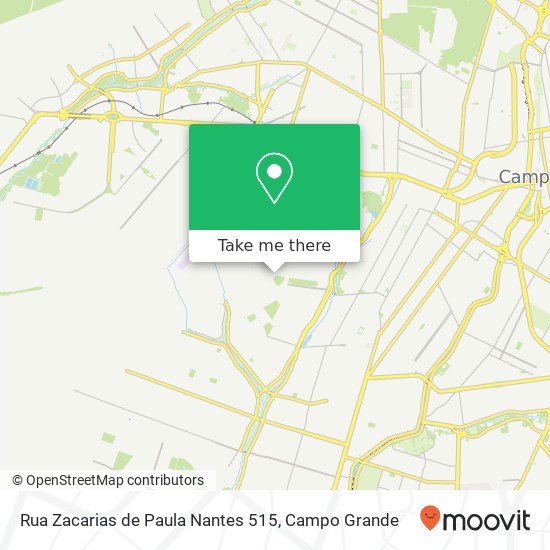Mapa Rua Zacarias de Paula Nantes 515