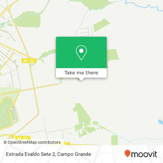 Mapa Estrada Evaldo Sete 2