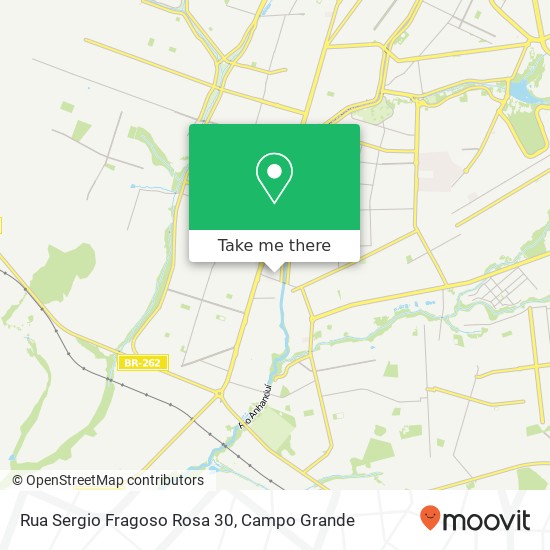Mapa Rua Sergio Fragoso Rosa 30