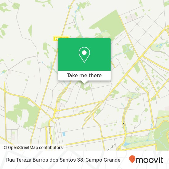 Mapa Rua Tereza Barros dos Santos 38