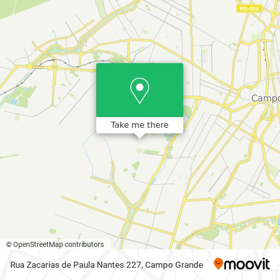 Rua Zacarias de Paula Nantes 227 map