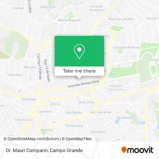 How to get to Dr. Mauri Comparin in Campo Grande by Bus?