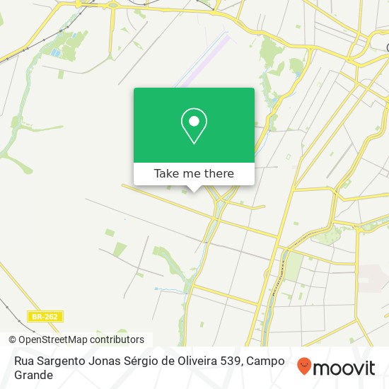 Mapa Rua Sargento Jonas Sérgio de Oliveira 539