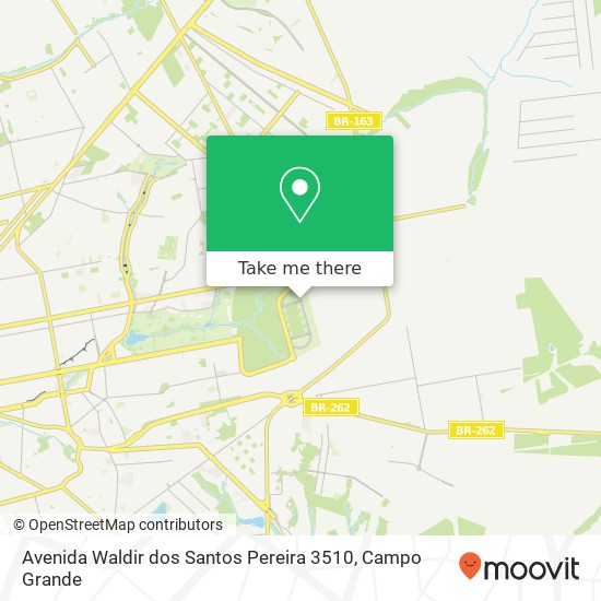 Mapa Avenida Waldir dos Santos Pereira 3510