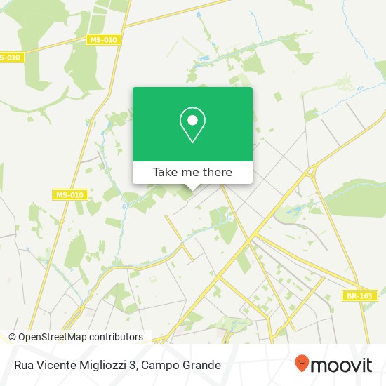 Mapa Rua Vicente Migliozzi 3